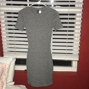 Thin Ribbed Bodycon Dress